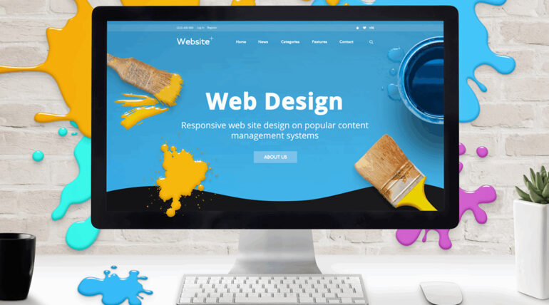 Web design computer home page clarity